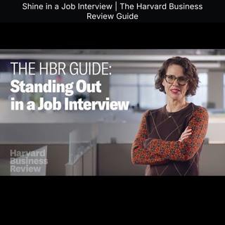 Shine in a Job Interview | The Harvard Business Review Guide
