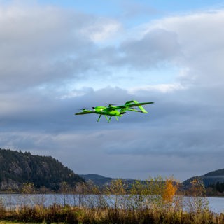 Dronedur over Snåsavatnet