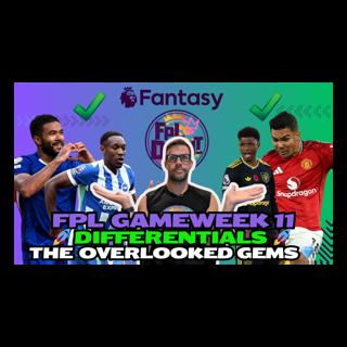 THE OVERLOOKED MAN UTD GEMS! 💎🔥| FPL GW11 DIFFERENTIALS🚀 | Fantasy Premier League Tips 2025/26