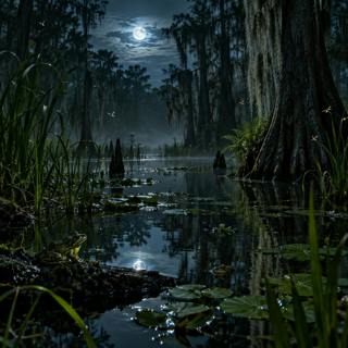 🐸 FOREST SWAMP, FROGS and NIGHT INSECTS — 2 H of living nature for immersive sleep