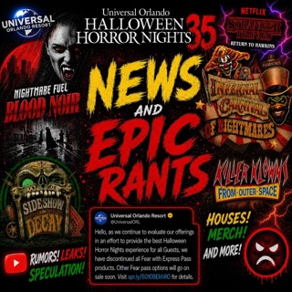 HHN35 SHOCK UPDATE! 😳 Stranger Things, Carnival of Nightmares & More!
