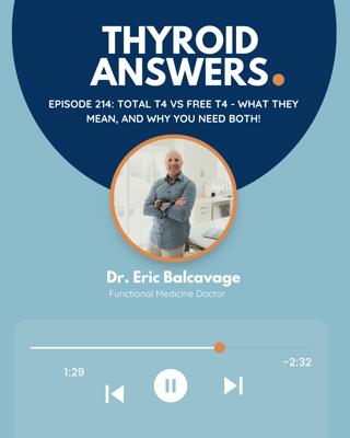 Episode 214: Total T4 vs Free T4 - What They Mean, And Why You Need Both!