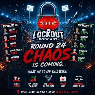 AFL Fantasy Round 24 Chaos 🚨 Sheezel OUT, Players Rested and 🍩 everywhere!