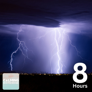 Heavy Thunderstorm Sounds (8 Hours) | Relaxing Rain and Thunder Ambience for Sleep