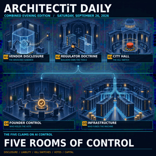 ArchitectIT Daily: AI News. September 26, 2026 — Five Rooms of Control