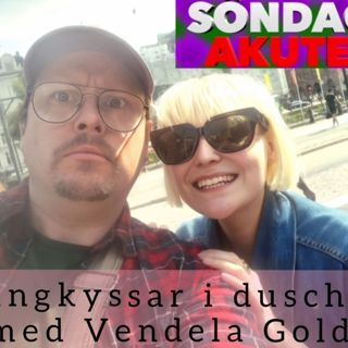 Tungkyssar i duschen med Vendela Gold