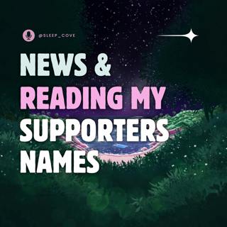 Exciting News and Reading Supporters Names & YOUR Comments