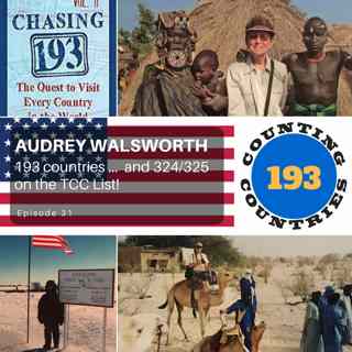Audrey Walsworth - 193 countries ... and 324/325 on the TCC List!