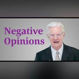 Brushing Off Negative Opinions - Bob Proctor