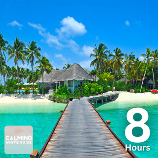 Relaxing Beach Sounds (8 Hours) | White Noise for Studying & Concentration