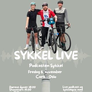Sykkel Live på Carls fredag 6. november