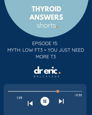 Thyroid Shorts Episode 15: Myth - Low fT3 Means You Just Need More T3