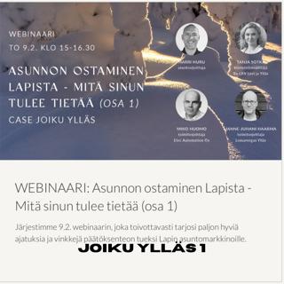 252. Asunnon ostaminen Lapista, mitä sinun tulee tietää 1 - Case Joiku Ylläs
