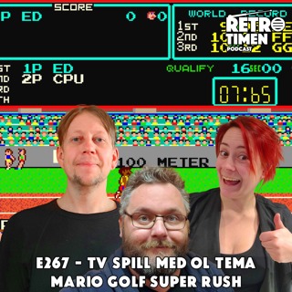 E267 - Tv spill med OL tema, Mario Golf Super Rush
