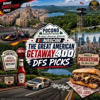The Great American Getaway 400 DFS Picks 2026 I NASCAR Gambling Podcast (Ep. 813)