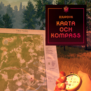 185. Djupdyk: Karta och kompass
