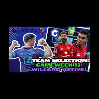 WILDCARD ACTIVE! 🔥💪FPL TEAM SELECTION GW 32 | THE D-UNIT PLAY🏆 | Fantasy Premier League Tips 2025/26