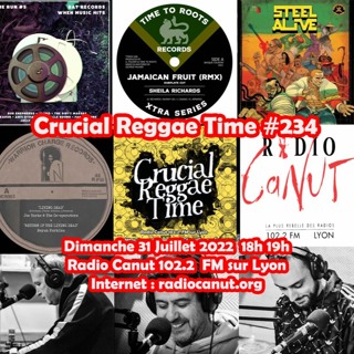 Crucial Reggae Time #234 31072022 Tribute to Dudley Sibley+ oldies & brand new tunes