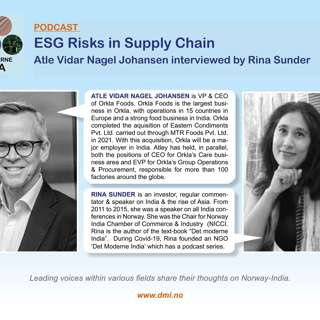The Modern India Podcast #29 - ESG Risks in Supply Chain
