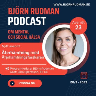 Återhämtning på arbetet och i vardagen - Gäst: Återhämtningsforskaren Lina Ejlertsson