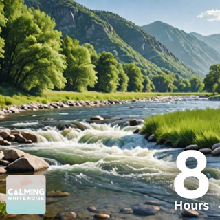 🌊 River Rapids White Noise for Relaxation, Sleep, or Focus (8 HOURS)