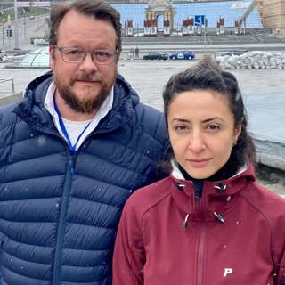 Requiem från ett öde Majdan: Lubna El-Shanti och Johan-Mathias Sommarström, Kyiv