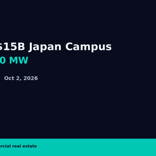 Apollo: $15B Japan Campus Needs 400 MW - CRE AI Briefing, Oct 2, 2026