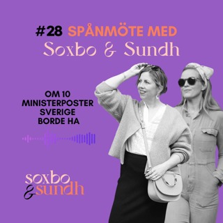 #28 Spånmöte med Soxbo & Sundh – 10 ministerposter Sverige borde ha