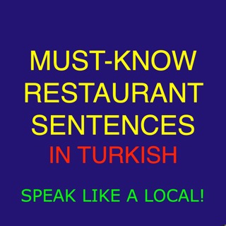Essential restaurant phrases in Turkish