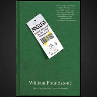 How William Poundstone's book Priceless turns anchoring, relativity and fairness into pricing power