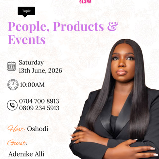 People, Products & Events with Adenike Alli