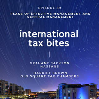 Episode 89: Place of Effective Management and Central Management and Control