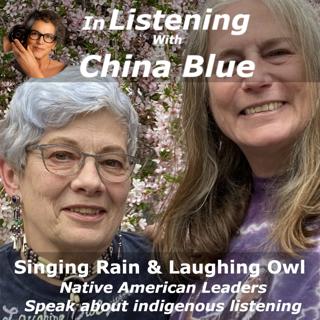 Listening with Singing Rain and Laughing Owl, Indigenous leaders