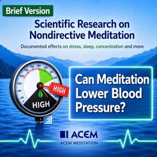 13. Can Meditation Lower Blood Pressure?  (b)