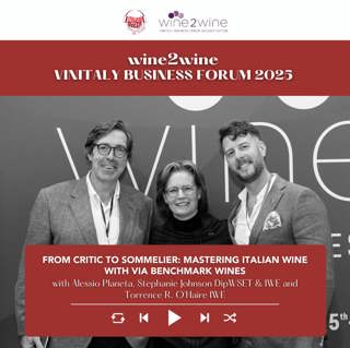 Ep. 2520 From Critic to Sommelier: Mastering Italian Wine with VIA Benchmark Wines | wine2wine Vinitaly Business Forum