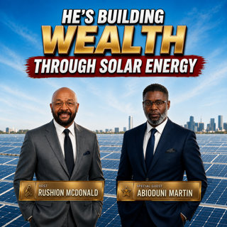 Solar Power: Abioduni turned a one-person vehicle wrap business into a commercial solar contractor business.