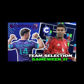 TC FLOP & CASEMIRO CAPTAIN!🐐🎲| FPL GAMEWEEK 37 TEAM SELECTION 💪🔥 | Fantasy Premier League Tips 25/26