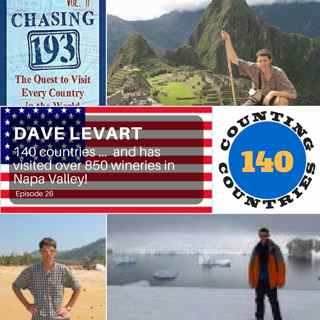 Dave Levart - 140 countries ... and has visited over 850 wineries in Napa Valley!