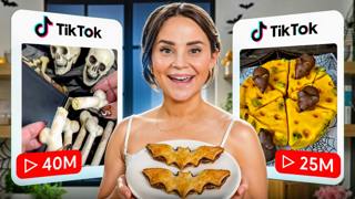I Tried 10 HALLOWEEN TikTok Recipes!