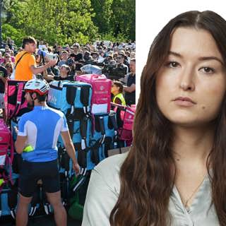 Cykelbudens heta protester efter nya skatteregler: Dzenet Alisehovic, Budapest