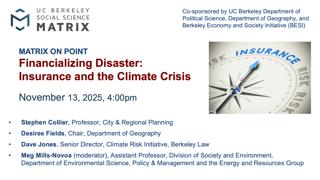 Matrix on Point: Financializing Disaster