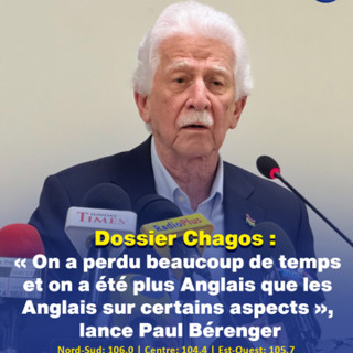 Dossier Chagos : « On a perdu beaucoup de temps et on a été plus Anglais que les Anglais sur certains aspects », lance Paul Bérenger