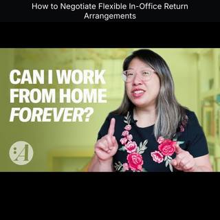How to Negotiate Flexible In-Office Return Arrangements