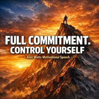FULL COMMITMENT: Unlock Your Potential with Alan Watts' Motivational Speech