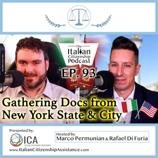 Gathering Documents From New York for Italian Citizenship