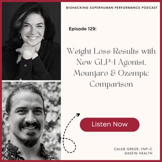Episode #129: Weight Loss Results with New GLP-1 Agonist, Mounjaro & Ozempic Comparison