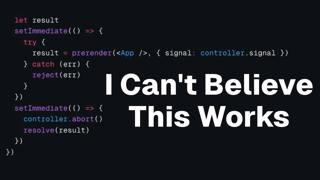 This magic hack makes Next.js possible | Theo - t3․gg