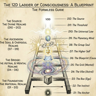 The 12 Dimensions of the Soul: From the Mud to the Void (3-6-9-12 Protocol) 🪜⚡️