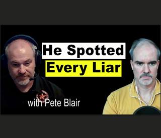 How Pete Blair scored 100% in a deception detection study