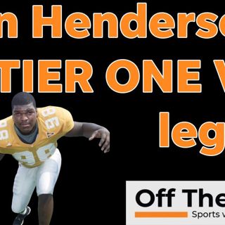 John Henderson named to CFB HoF: Former Vols DL is a TIER ONE legend